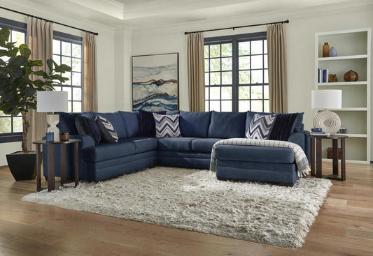 Behold 1312 Navy Oversized Sectional