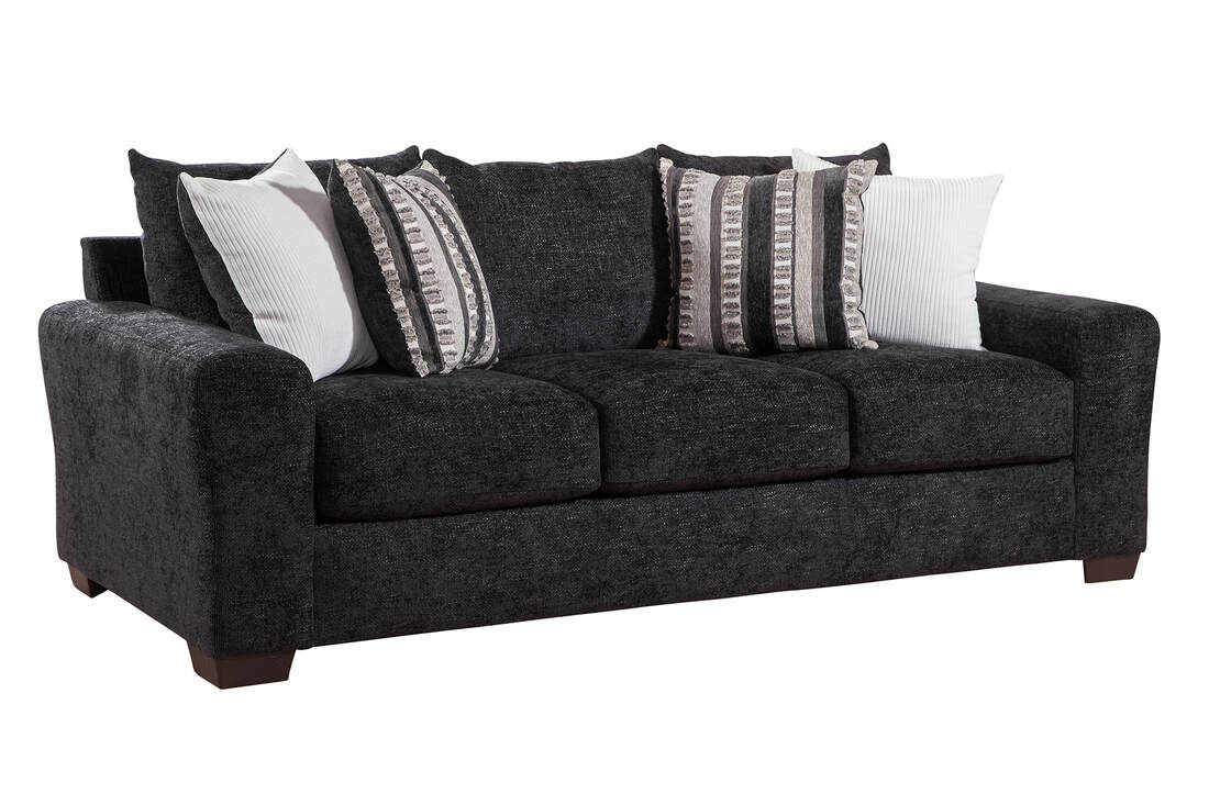 Behold 2535 Black Sofa & Loveseat Set