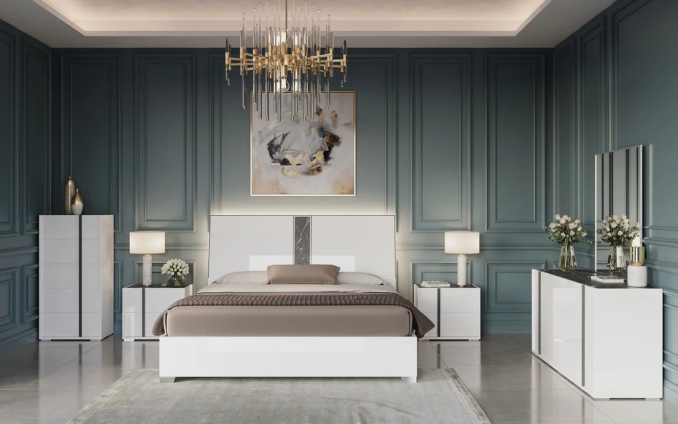 4pcs Bianca Collection Bedroom Set