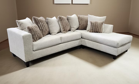 S325 Kora Beige Fabric Sectional