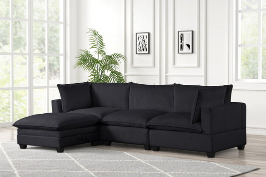 Cloud10 Black Modular Sectional