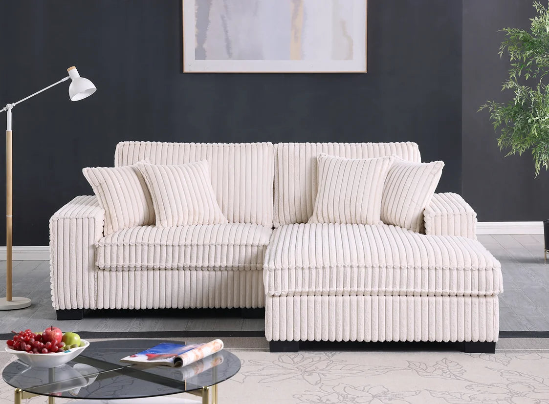 S860 Comfy II 2pcs Cream Sectional