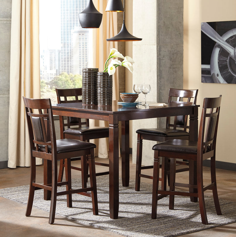 D2010 - Pub Gray 5pcs Dining Set