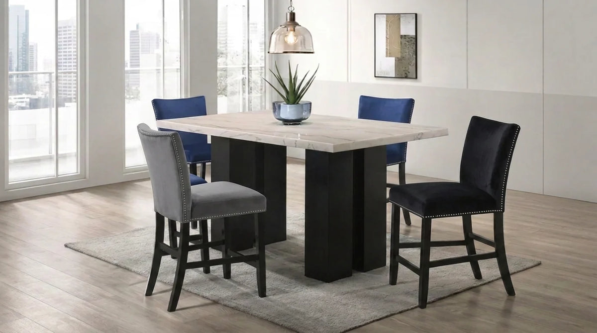 7pcs D1236 Valentino Dining Set