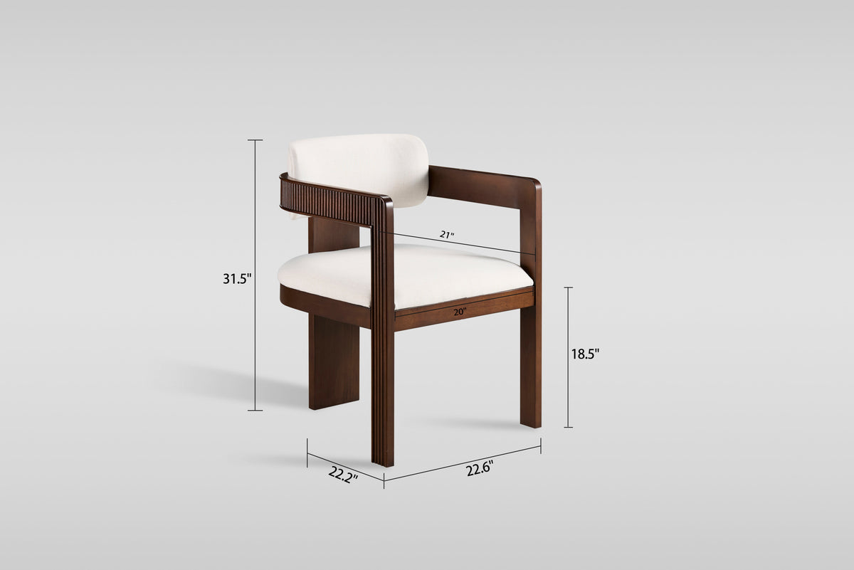 D1581 Jorri (White/Walnut)