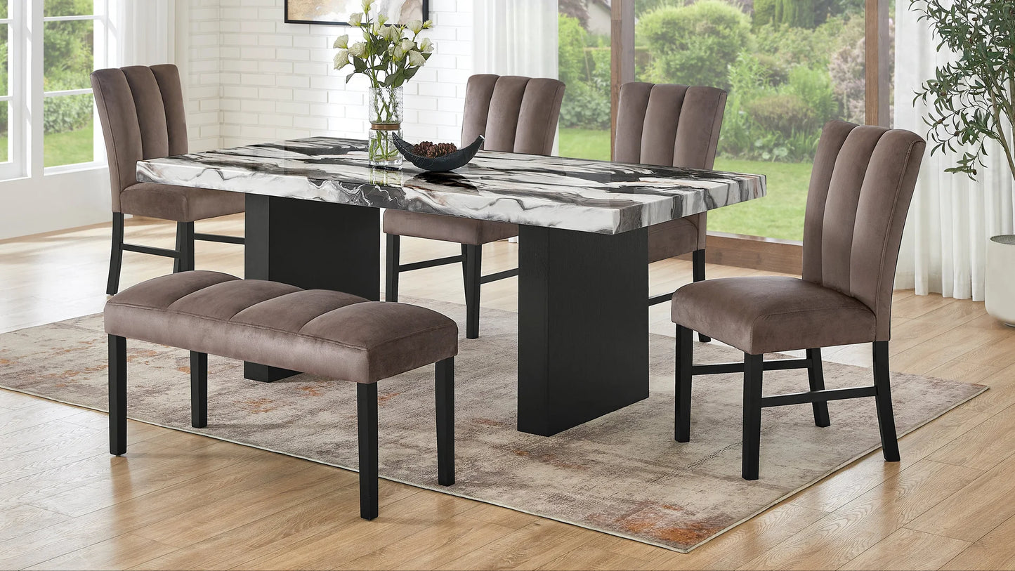 5pcs & 6pcs & 7pcs  D195 Cosmo Oversized Dining Set