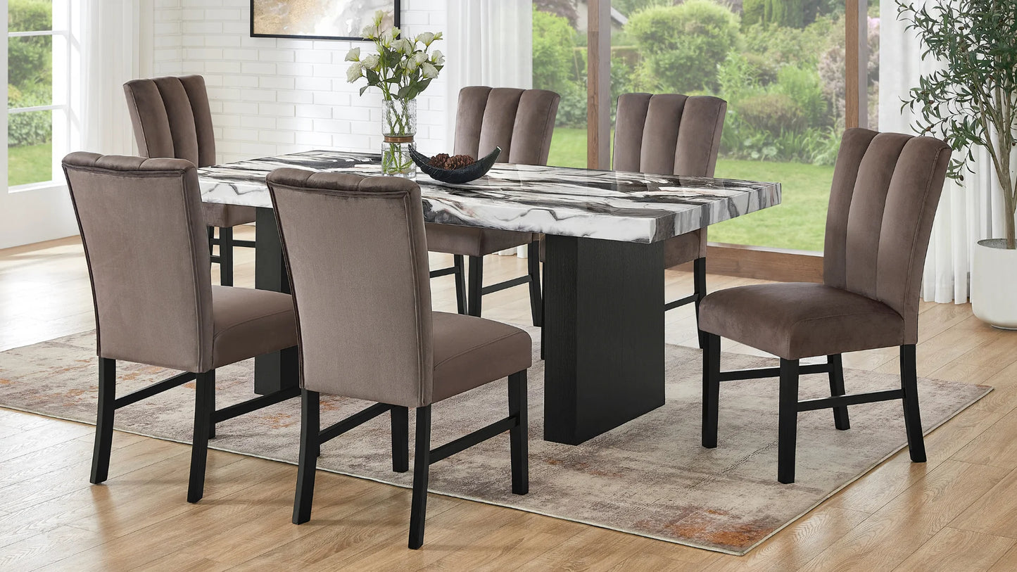 5pcs & 6pcs & 7pcs  D195 Cosmo Oversized Dining Set