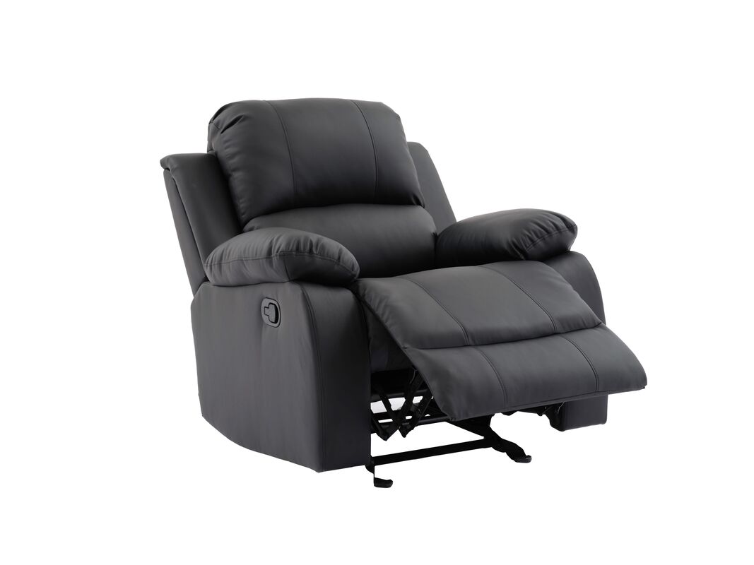 3pcs Daytona Black Reclining Set