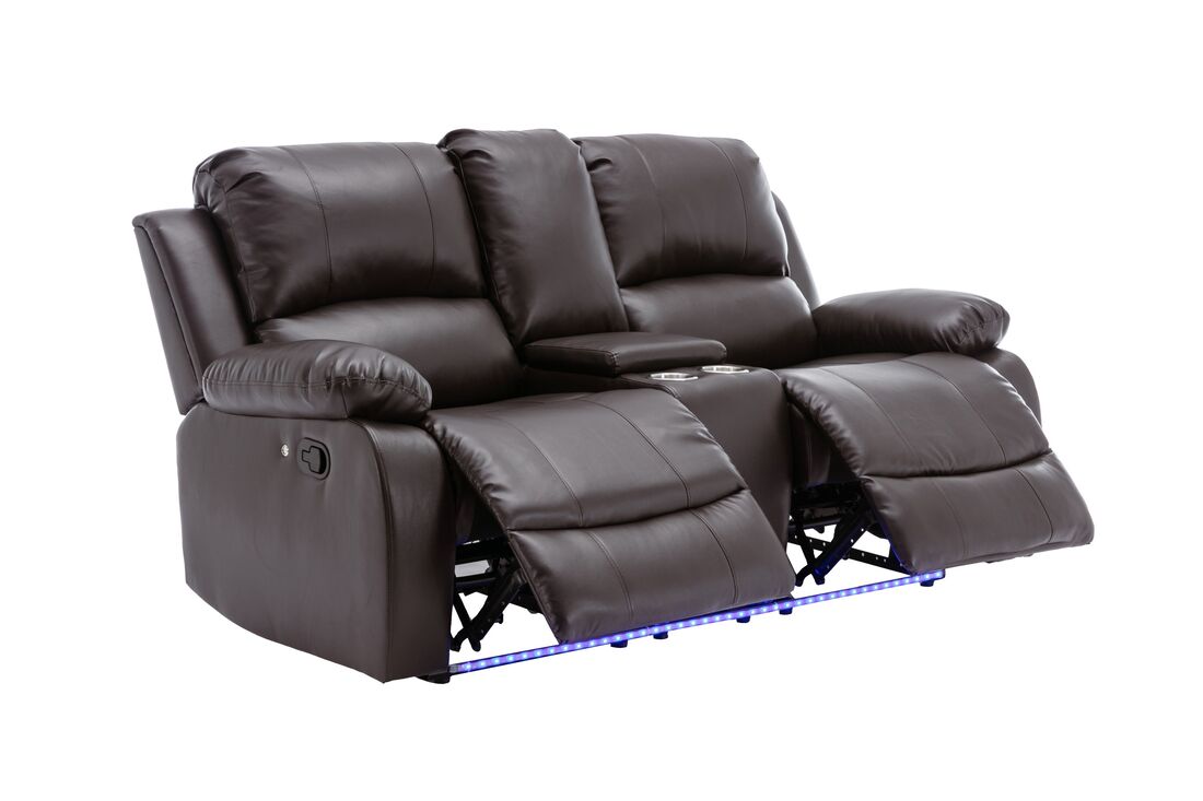 3pcs Daytona Brown Reclining Set