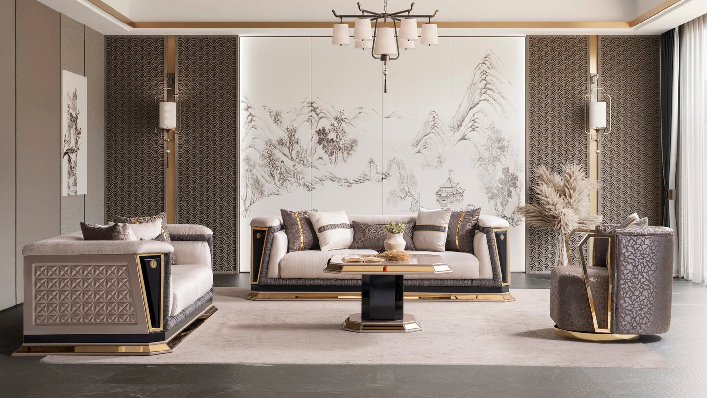 Diamond Collection Sofa & Loveseat Set