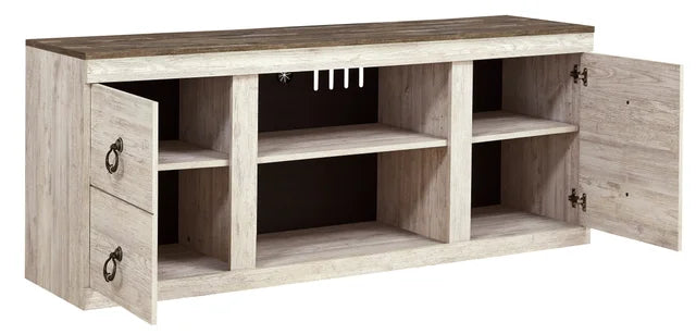 EW0267-268 Whitewash TV Stand 60