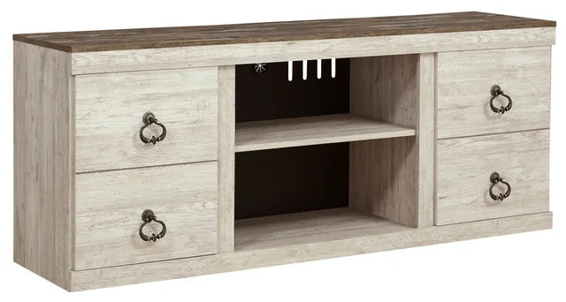 EW0267-268 Whitewash TV Stand 60