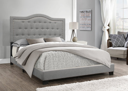 Emma Gray Linen Bedframe