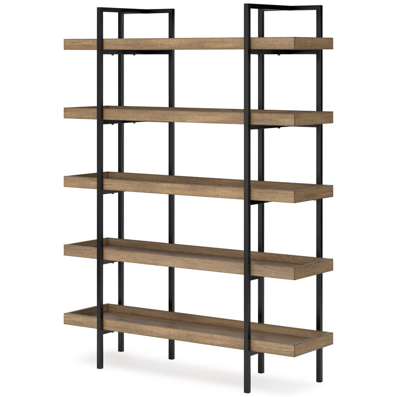 H632-70 Light Brown Bookcase