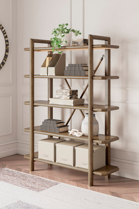 H769-70 Brown Bookcase