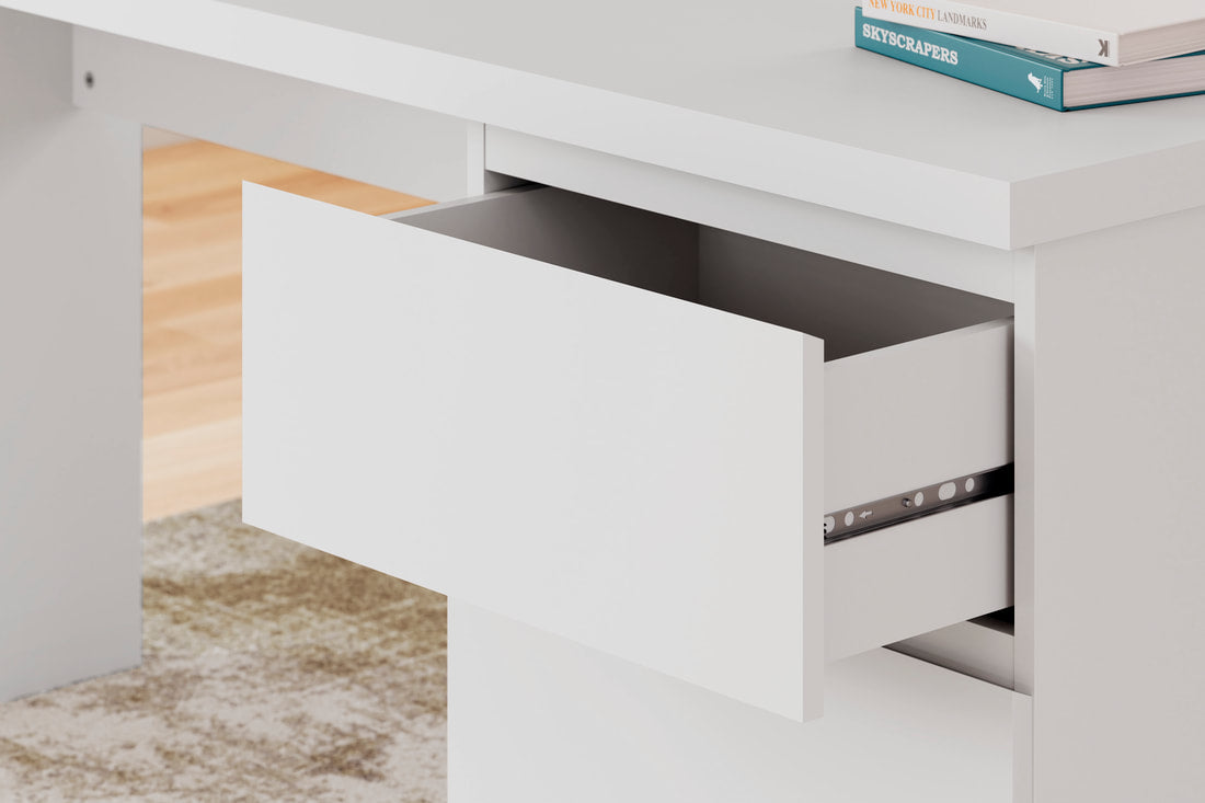H9630-134 White Office Desk