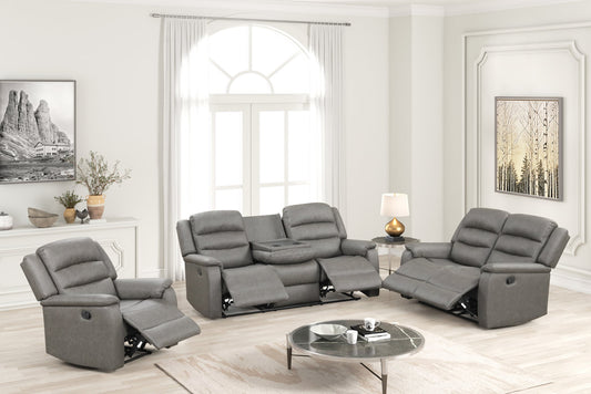 Hope Gray 3PC Gray Reclining Set