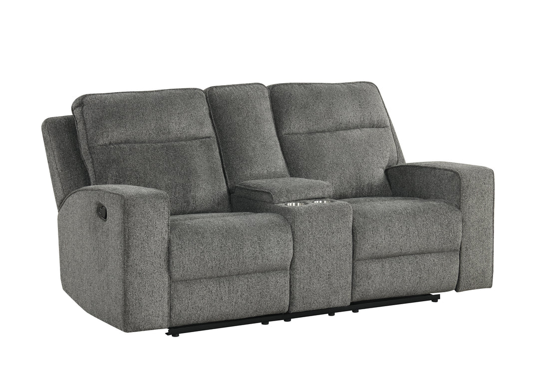 Hudson 3PC Dark Gray Reclining Set