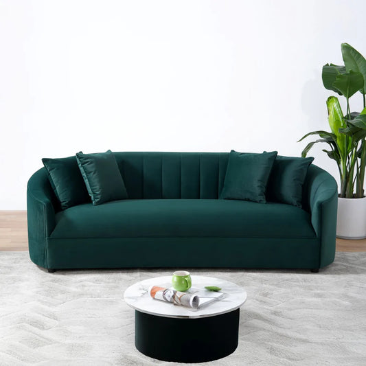 Kyle Green Velvet Sofa