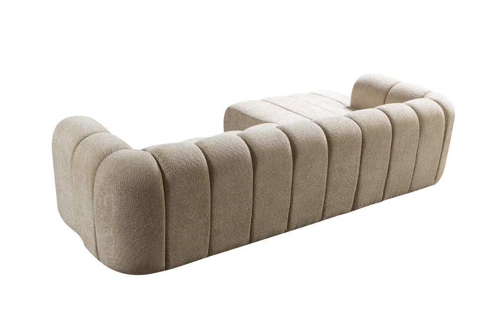 Lis Sand Boucle LAF Sectional