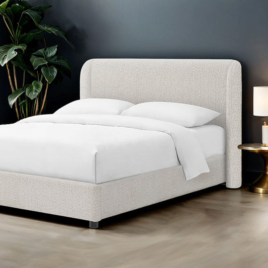 Laverni White Bed Frame