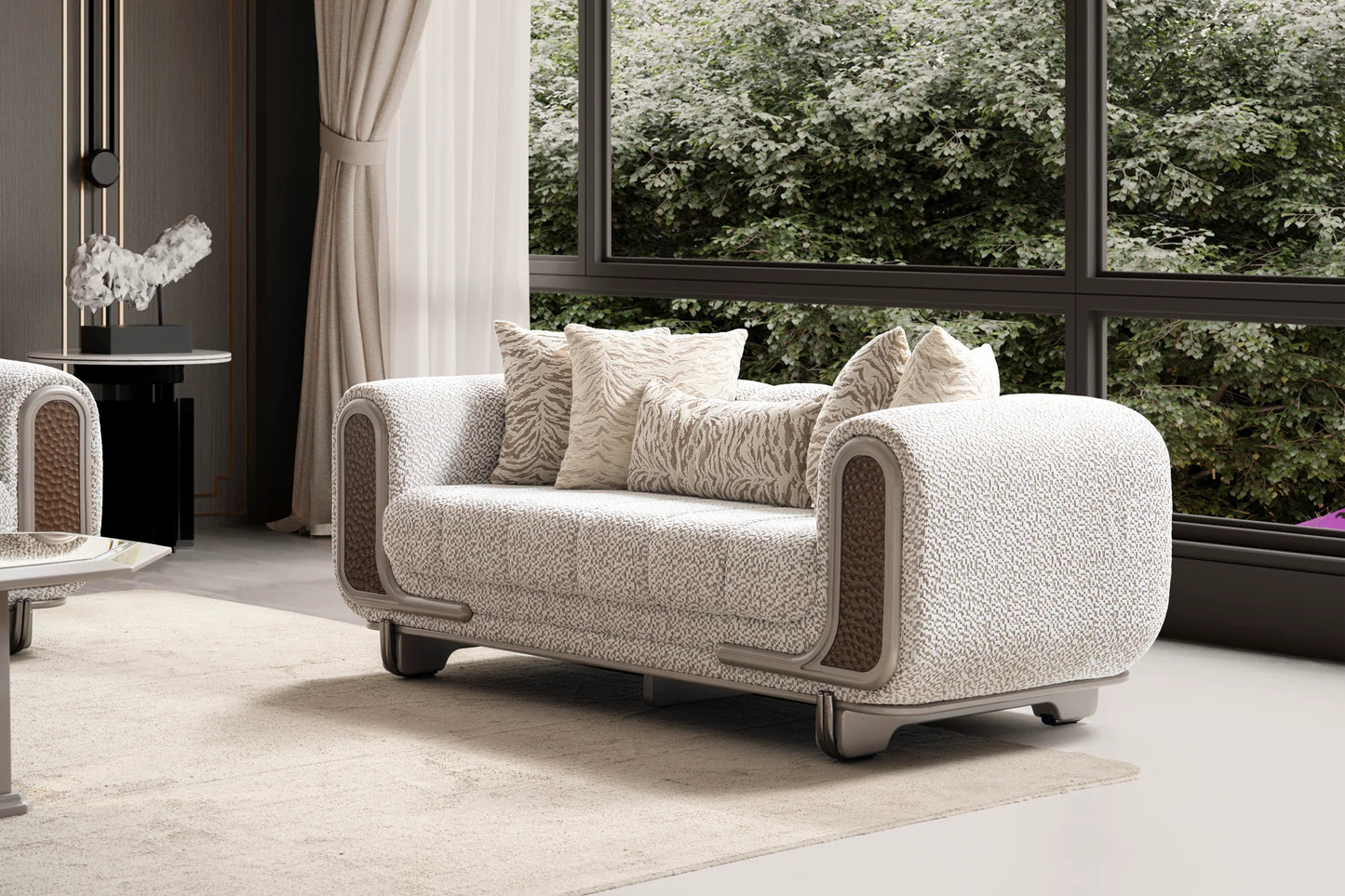 2pcs or 3pcs Lora Collection Sofa & Loveseat Set