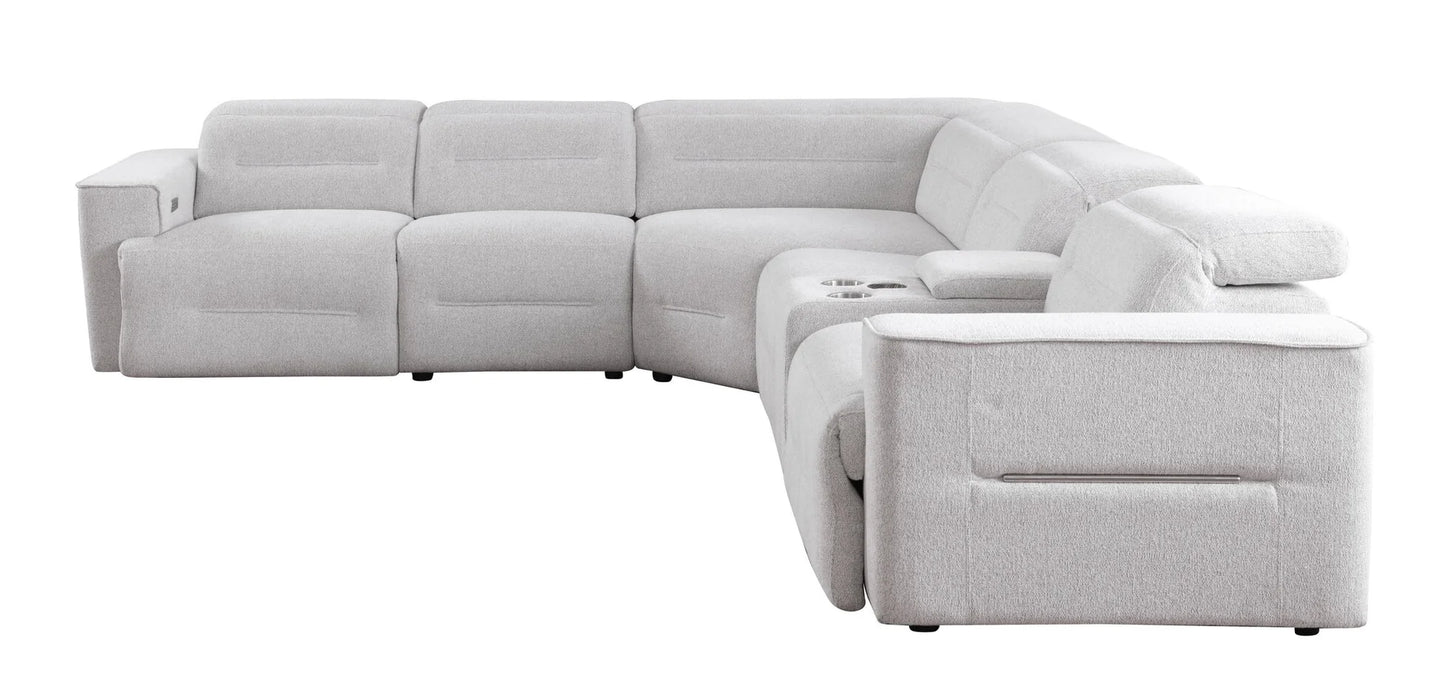 MI-1265 Nexus (LT. Grey Fabric) Reclining Sectional