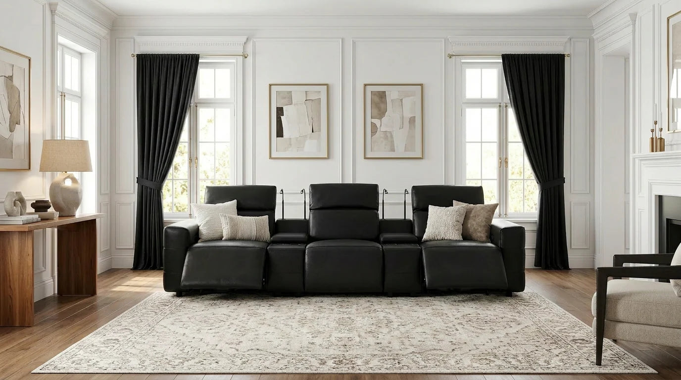 MI-2515 Diamante (Black) Recliner