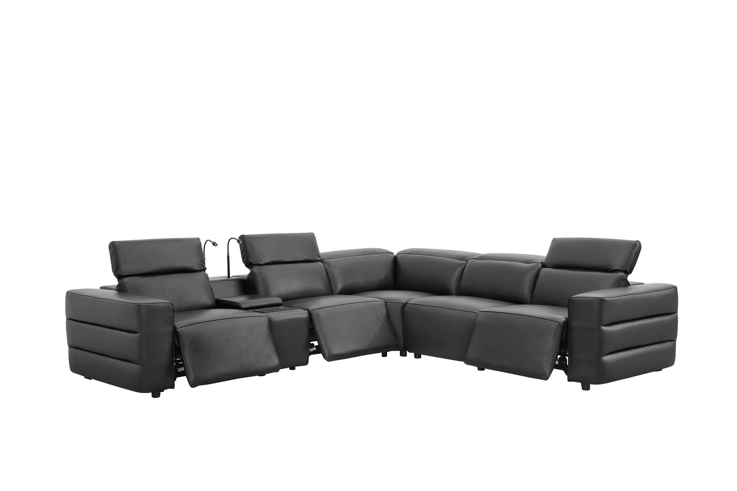 6pcs MI-2520 Holly (Black) Recliner