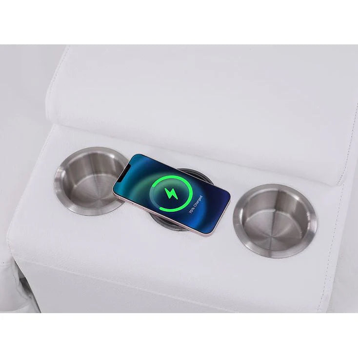 MI-631 Picasso 6pcs White Reclining Sectional