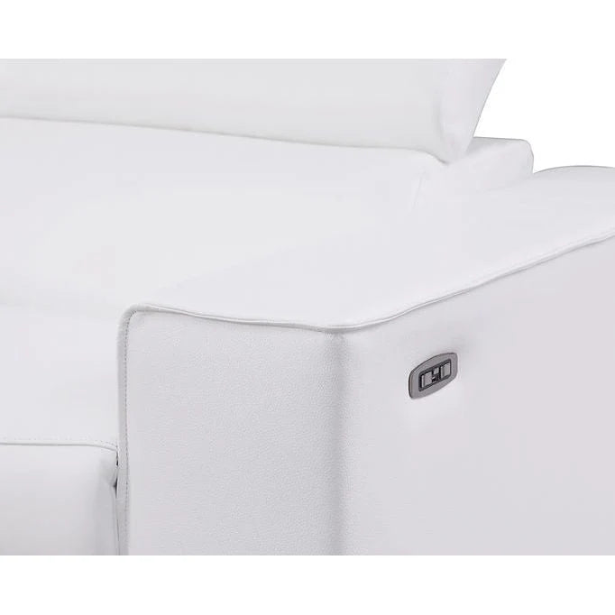 MI-631 Picasso 6pcs White Reclining Sectional