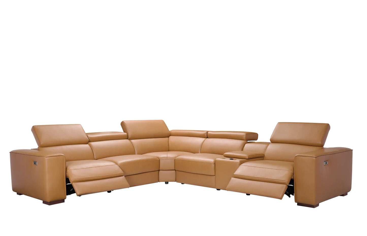 7pcs MI-633 Picasso II Caramel Oversized Sectional