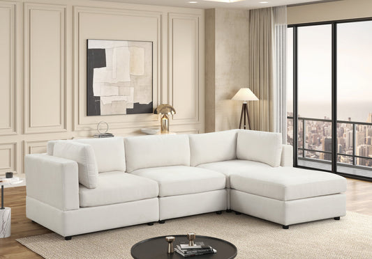 Milan Beige Modular Sectional