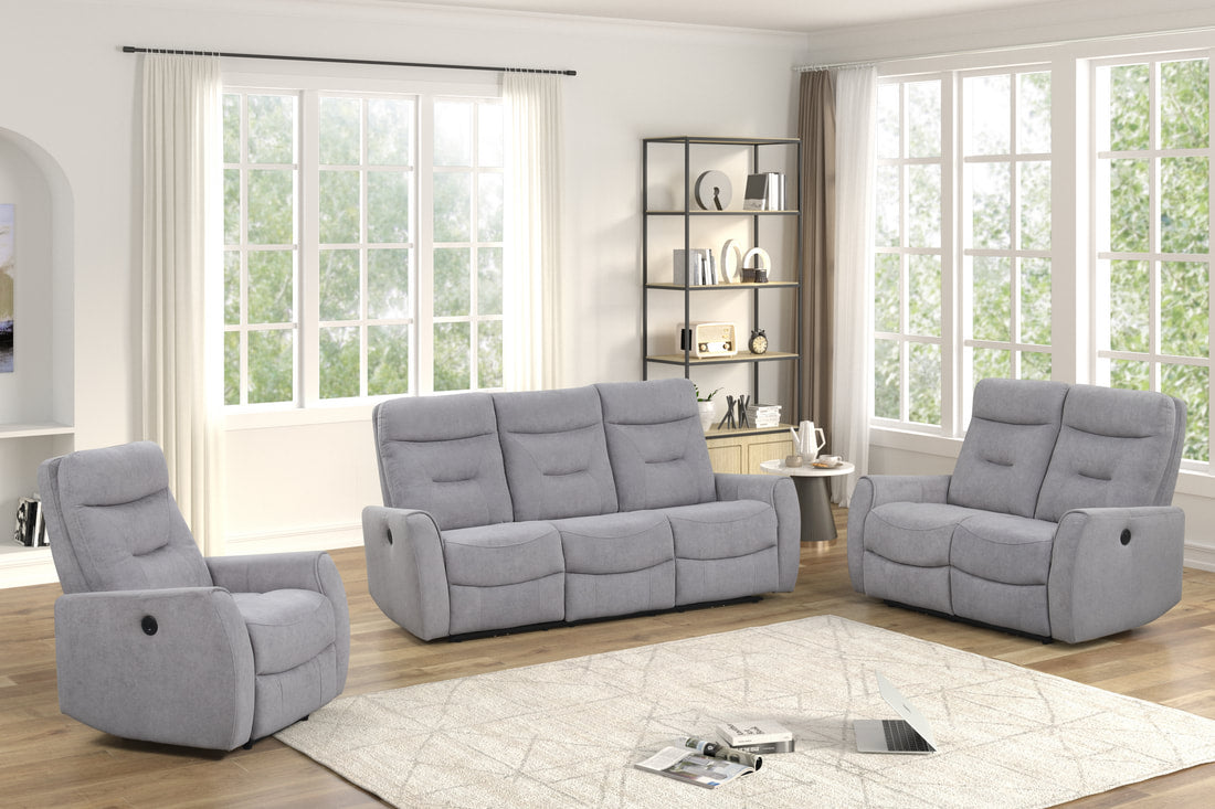 Nina Gray - 3PC Power Reclining Set
