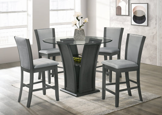 5pcs Orlando - Grey PubDining Set