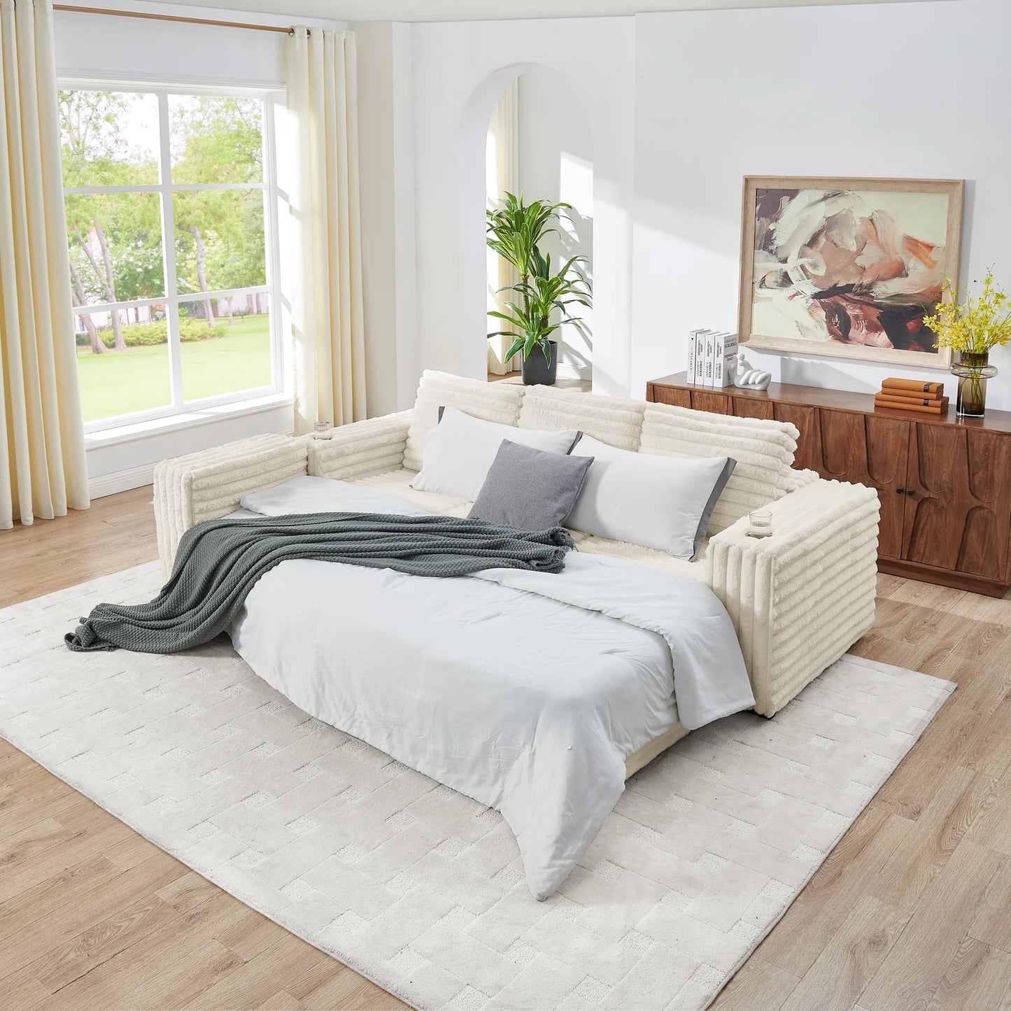 S101 Nuve Cream Sectional