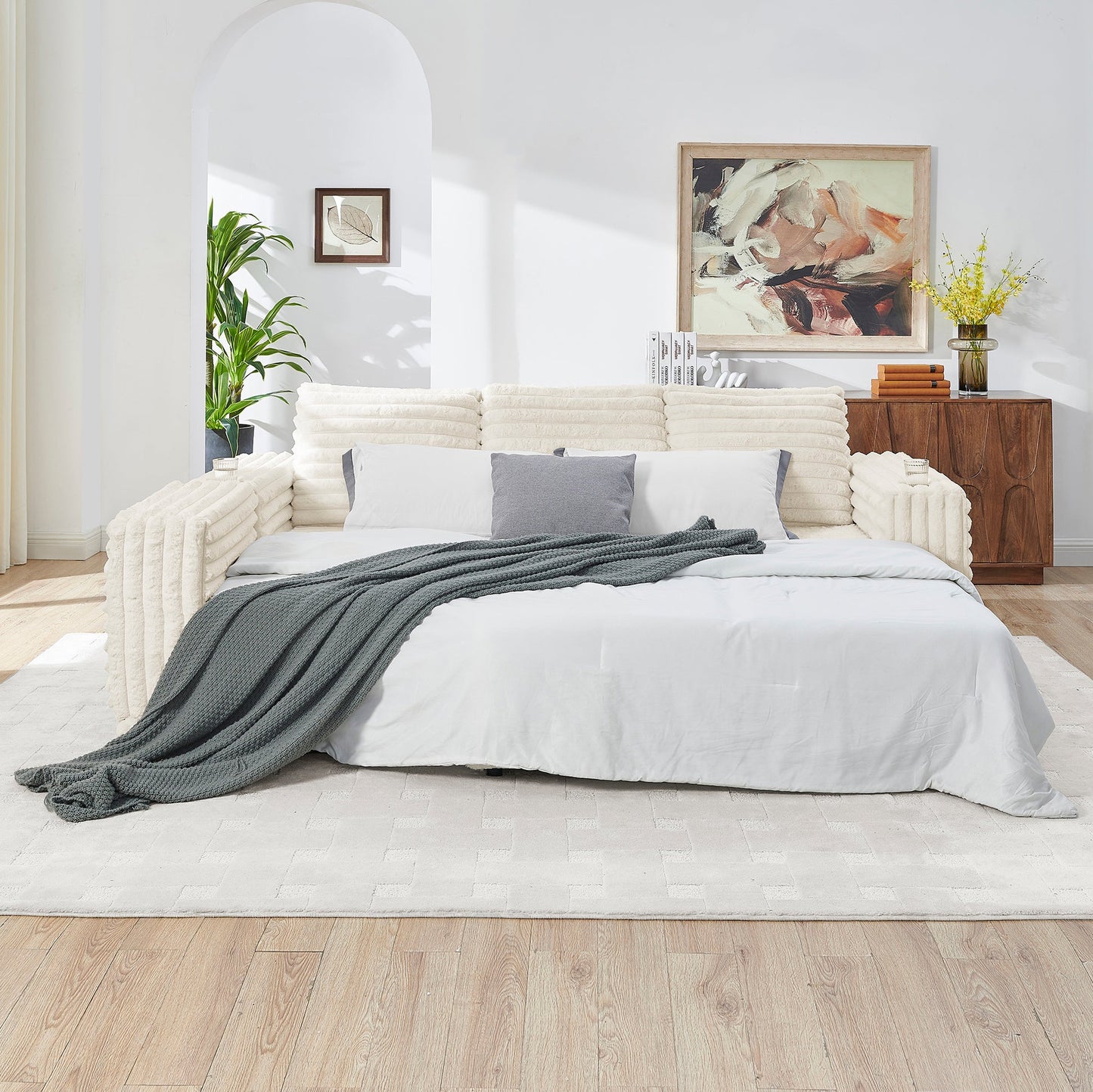 S101 Nuve Cream Sectional