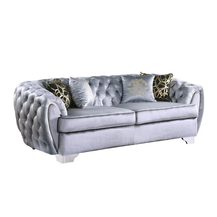 2pcs & 3pcs S2004 Mila (Grey) Sofa & Loveseat