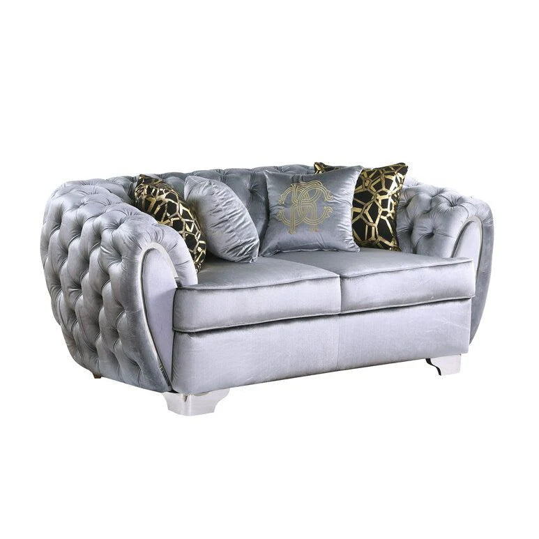 2pcs & 3pcs S2004 Mila (Grey) Sofa & Loveseat