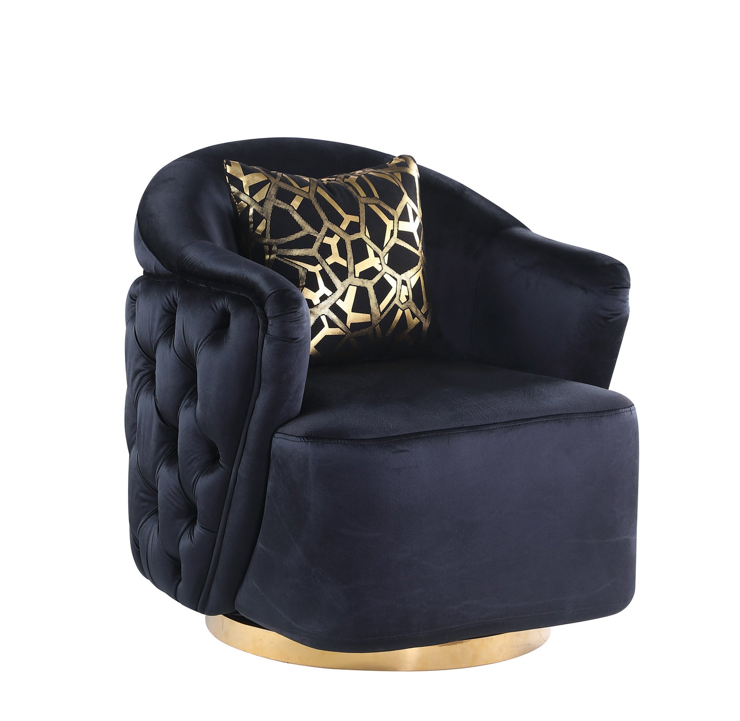 S2004 Mila Black Sofa Loveseat & Chair