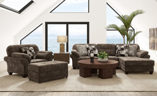 S21900 Wonderland Cola Brown 2pc Sofa & Loveseat