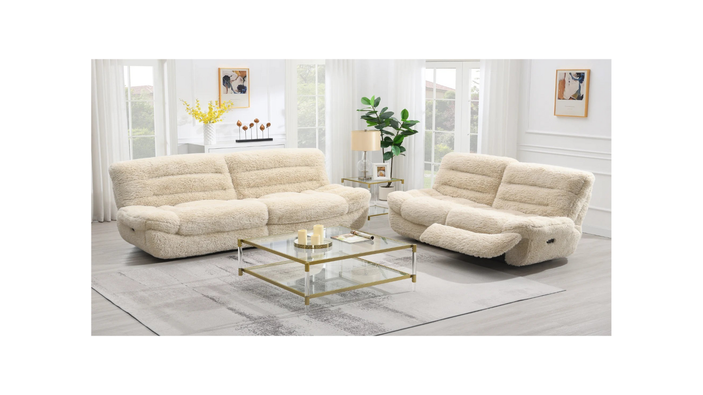 2pcs & 3pcs S3003 Ferland Beige  Reclining Sofa & LoveSeat
