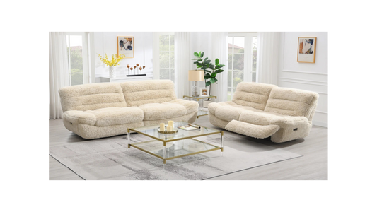 2pcs & 3pcs S3003 Ferland Beige  Reclining Sofa & LoveSeat