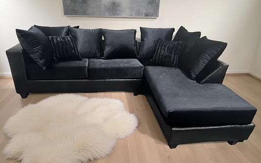 S301 Black Sectional