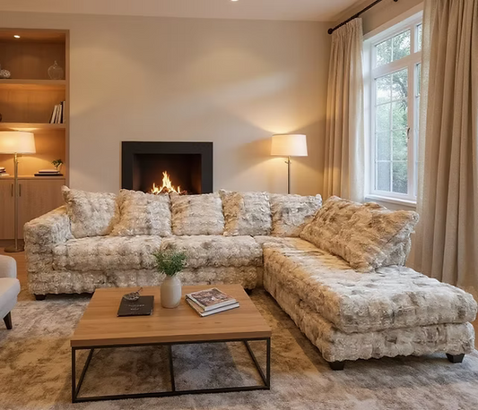 S302 Beige Sectional