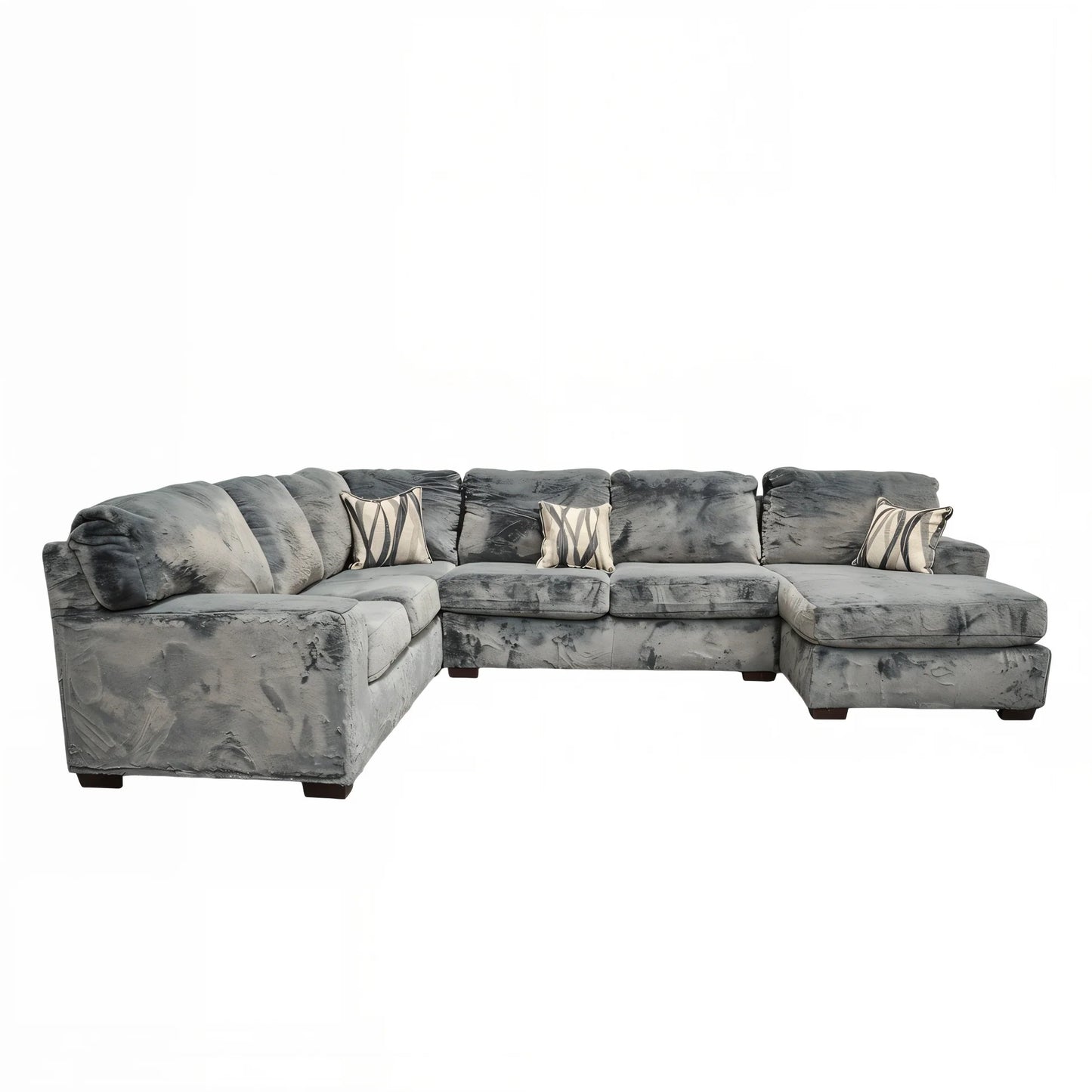 S319 Austin Furby Charcoal Sectional