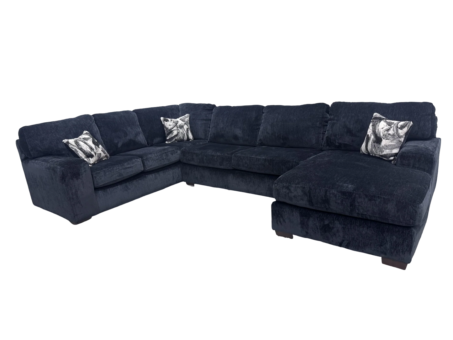 3pcs S319 Austin Luscios Black Sectional