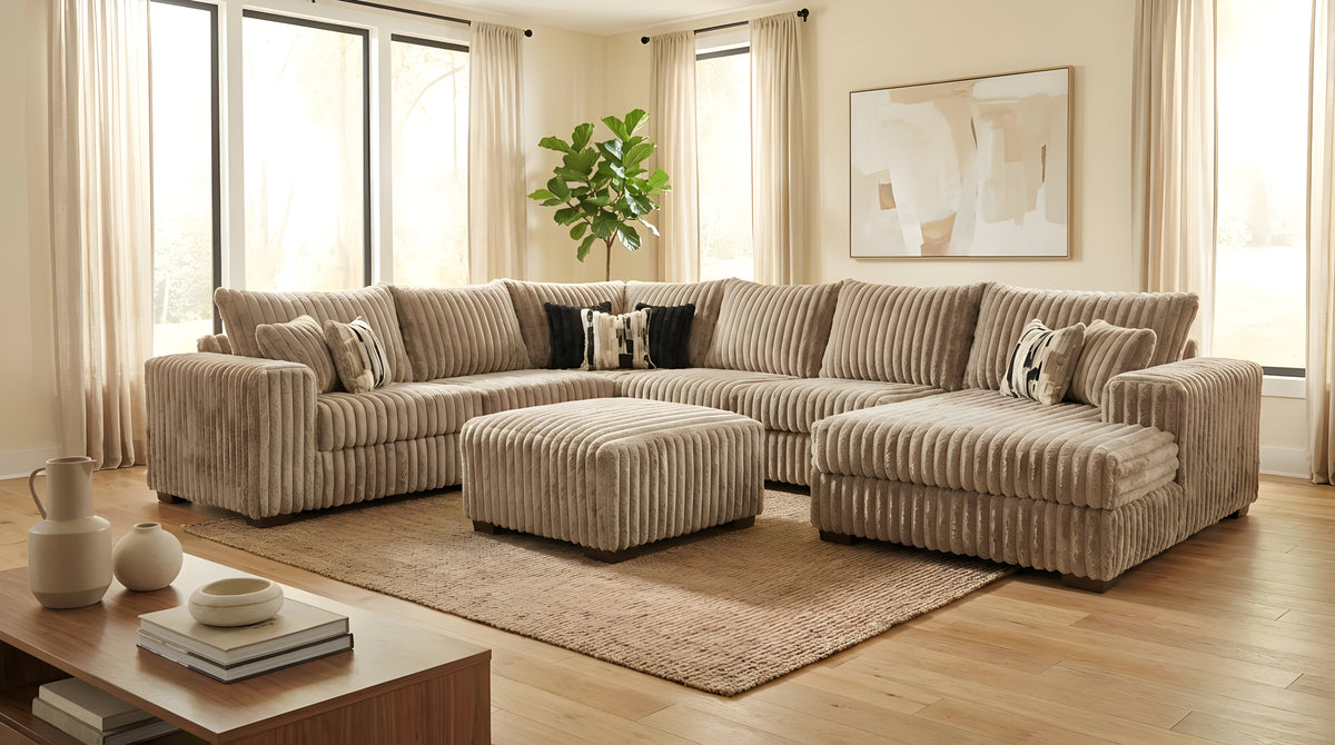 S320 Texan (Mocha) - 4pcs Sectional