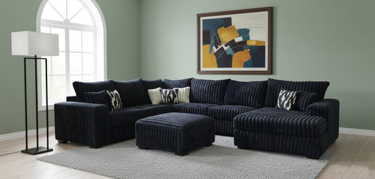 S320 Texan (Black) - 4pcs Sectional