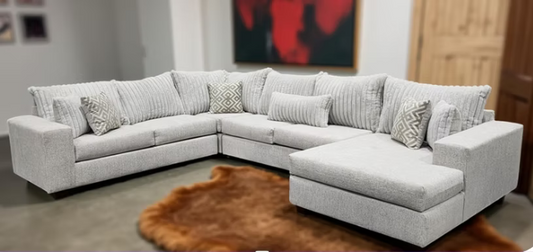 S321 Grey Oversized Sectional